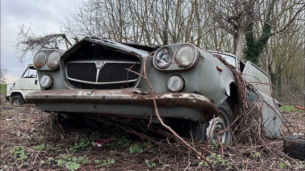 SCOPRIAMO UN CIMITERO ABBANDONATO DI AUTO D’EPOCA! TROVIAMO UNA RARISSIMA LANCIA FLAVIA DEL 1961!