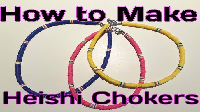 How To Create a Heishi Clay Bead Necklace, DIY