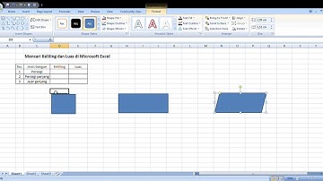 Mencari Keliling dan Luas di Microsoft Excel