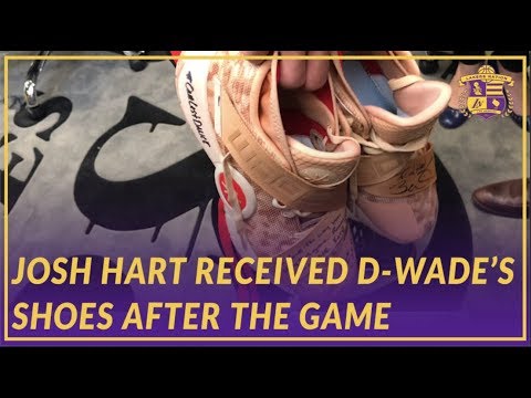 Lakers Post Game: Josh Hart on Shoes He Received From Wade After the Game