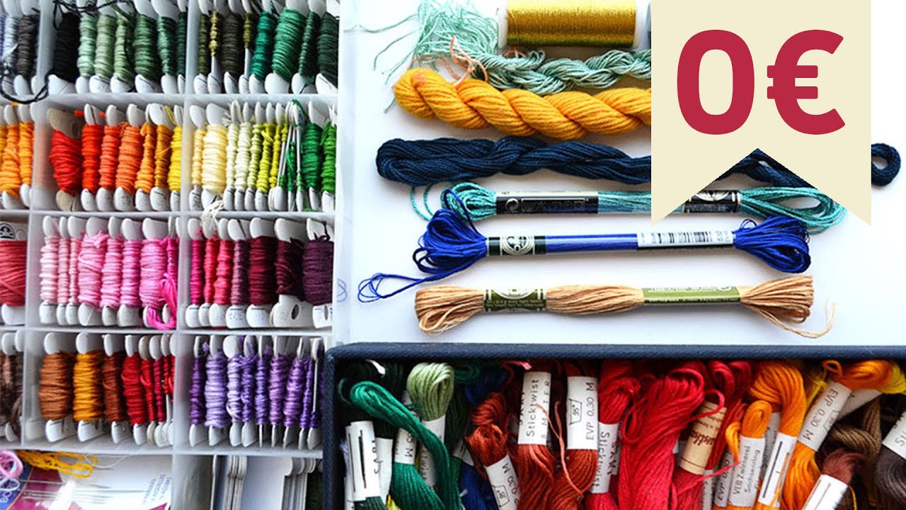 So kommst du super günstig an Stickgarn - meine Spartipps