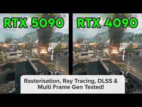 RTX 5090 vs RTX 4090 Gameplay Comparison! 👀 [Rasterisation, DLSS, RT & MFG Tests]