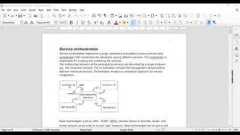 Service Orchestration and Coreography  concept