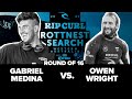 Gabriel Medina vs. Owen Wright HEAT REPLAY Rip Curl Rottnest Search presented by Corona Round Of 16