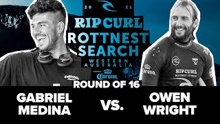 Gabriel Medina vs. Owen Wright HEAT REPLAY Rip Curl Rottnest Search presented by Corona Round Of 16