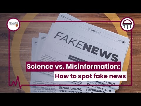 Science vs. Misinformation: How to Spot Fake News