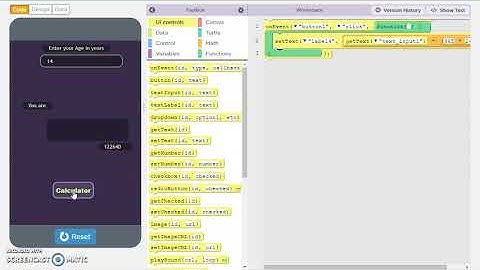 How to make an age calculator app using code.org