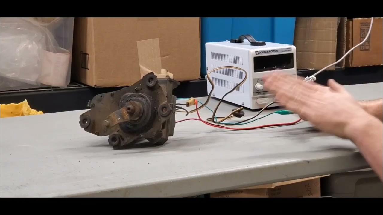 How to BENCH TEST a GM Wiper Motor & Switch 1962 Impala 1 Speed w