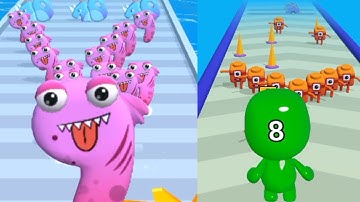Number run merge 3d math, alphabet lore run Gameplay Walkthrough Android, iOS #123456789