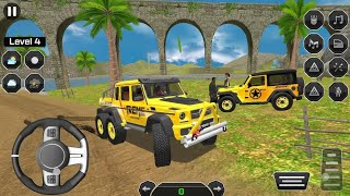 Испытайте захватывающие ощущения от вождения внедорожного джипа на увлекательных уровнях с плавны... screenshot 4