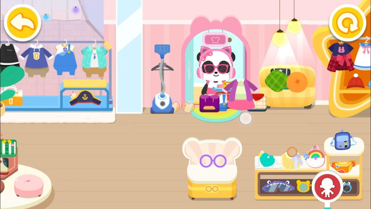 Baby Panda World Game play- PART-86baby games, SHOPPING MALL & BABY