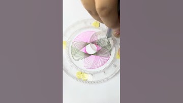 Deeply Satisfying ASMR Drawing Sounds | Relaxing Spiral Patterns! #art #shorts #spirograph #asmr