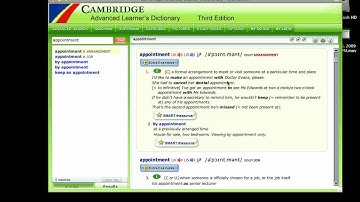 Tutorial #1 Basic & Important Features of CAMBRIDGE ADVANCED LEARNER