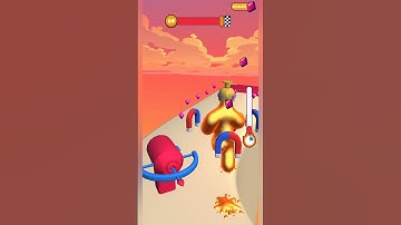 BLOB RUNNER 3D | New Gold Skin | Level 68 | ANDROID / iOS Gameplay *New*