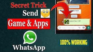 How To Send Apps and Games On WhatsApp Messenger | WhatsApp Trick 2017 screenshot 2
