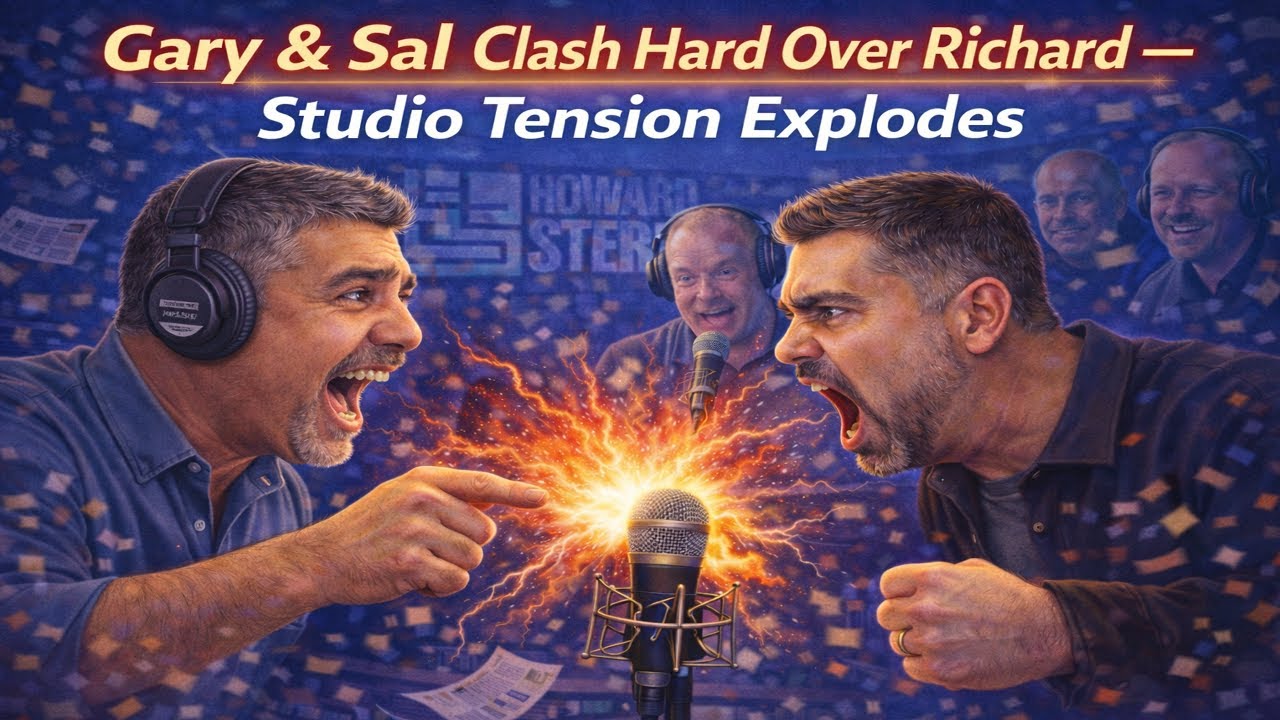Gary & Sal Clash Hard Over Richard — Studio Tension Explodes🎙😡 - Howard Stern Show