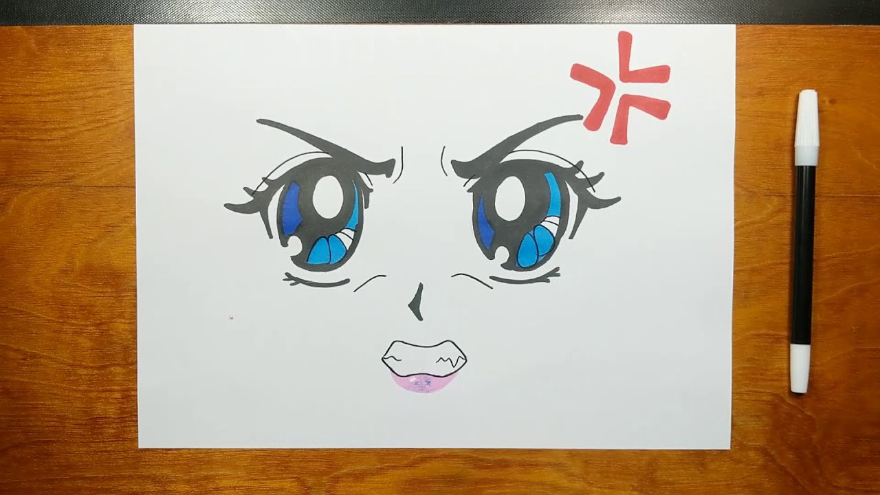 i typically only do anime faces but I figured I needed to practice an  actual face so heres my first go at it  rlearntodraw