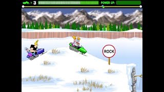 Ye Olde CN Games - Super Snowmobile Rally screenshot 3