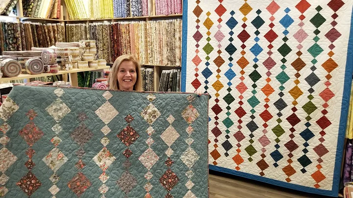 MADE MY OWN PATTERN! Donna's FREE BEADS Quilt!