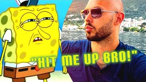 Andrew Tate, Call SpongeBob! (AI Sponge) 🤣