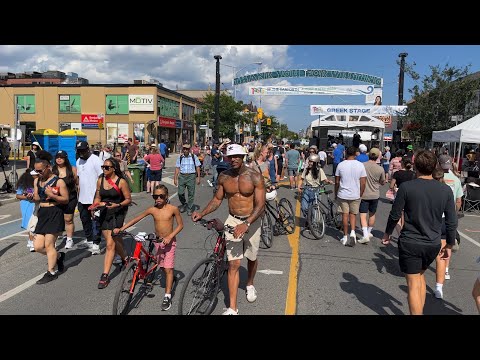 Full Walk Through Taste of the Danforth 2023 GREEKTOWN TORONTO