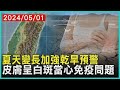 夏天變長加強乾旱預警 皮膚呈白斑當心免疫問題  十點不一樣 20240501