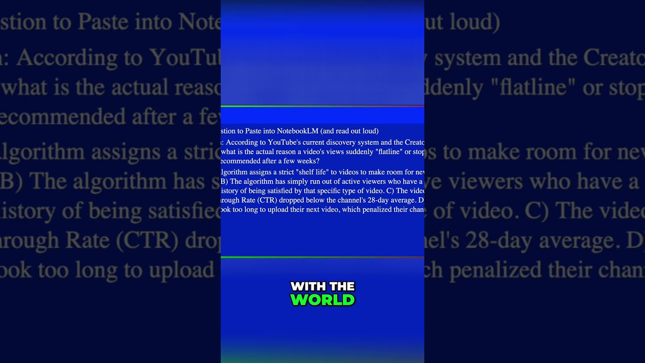 YouTube Won't Show Your Video Because of THIS #shorts #Algorithm #Creator