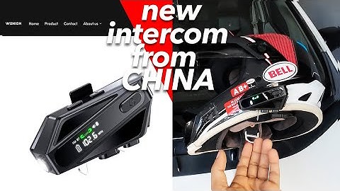 CHINESE MADE MOTORCYCLE INTERCOM  - C6 FROM WEHIGH REVIEW