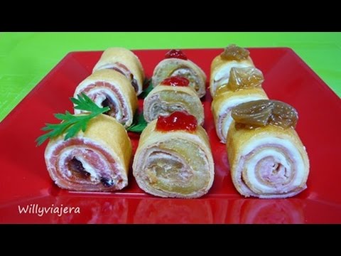 Video: Recetas De Carnaval: Rollos De Panqueques Rellenos