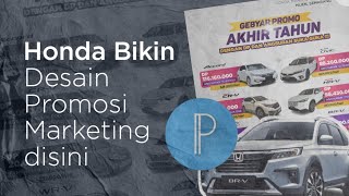 TUTORIAL DESAIN PROMOSI MARKETING MOBIL - PIXELLAB