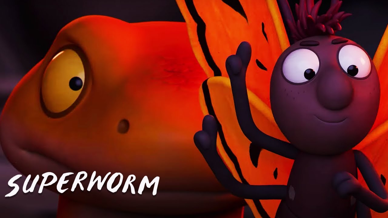 Danger! The Wizard Lizard is on the Prowl! GruffaloWorld Superworm
