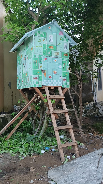 isi rumah pohon edisi sachet #anakhebat #rumahpohon #kids