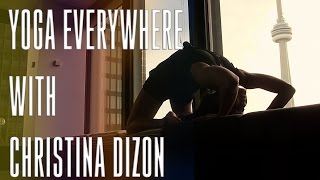Yoga Everywhere with Christina Dizon! - DerekMeetWorld.com