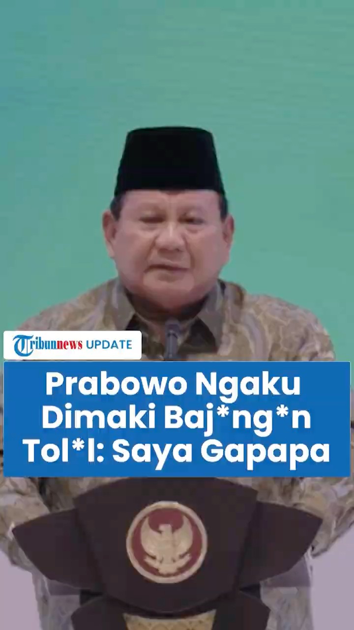 Respons Prabowo Subianto seusai Dimaki Baj*ng*an Tol*l: Saya Nggak Sebut Namanya, Kalian Sudah Tahu