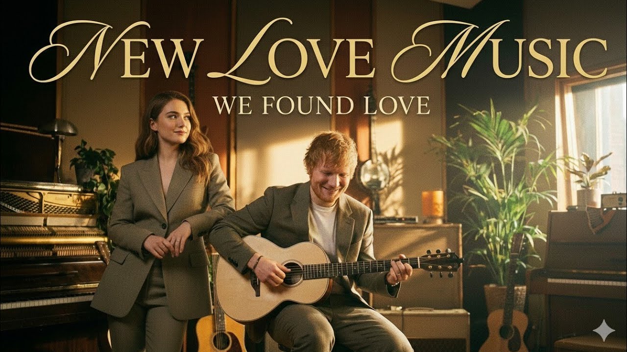Ed Sheeran –WE FOUND LOVE  Emotional Acoustic Love Song |  Ed Sheeran