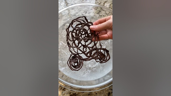 Frozen Melted Chocolate | Food Network
