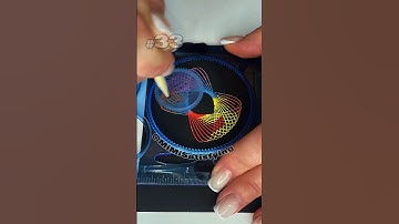 How many circles? 💈 Magic patterns Part 33 #shorts #spirograph #satisfying #asmr