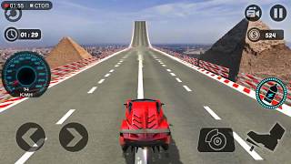 МЕГА ПРЫЖОК Машины Дрифт Рампа Препятствия Экстрим Гонки Андроид игры | Car Race Gameplay Experiment screenshot 3