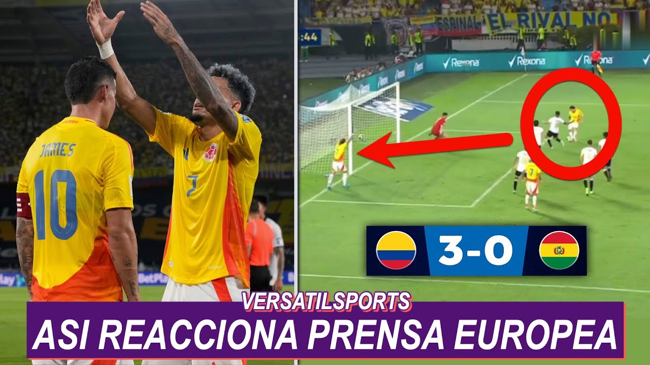 ASI REACCIONA PRENSA EUROPEA a VICTORIA y CLASIFICACION de COLOMBIA vs ...