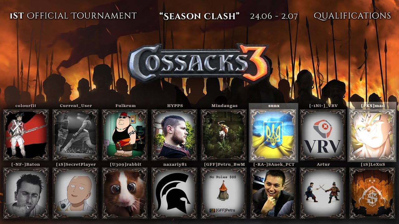 Cossacks 3 Szezonzáró kvalifikáció: sunx vs. [PKS]mad