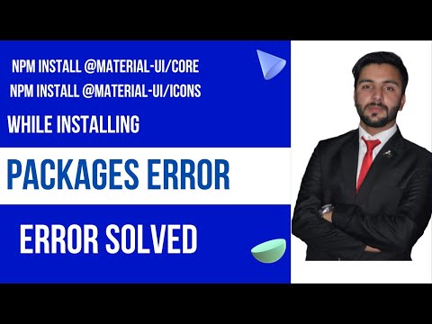 Material UI icons installing errors now solve with one word change.