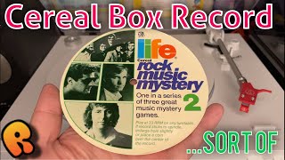 Cereal Box Record...Sort Of...
