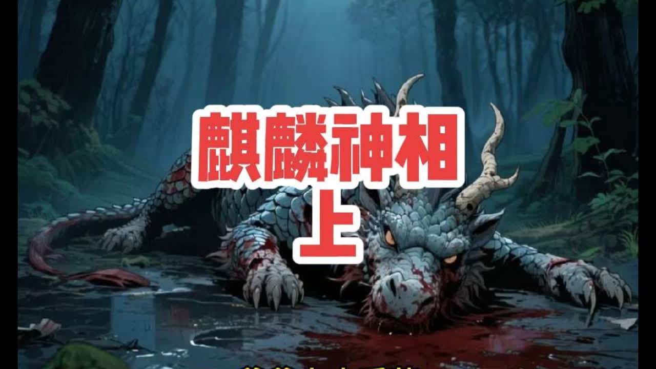 《麒麟神相》上： 爷爷上山偶遇一只受伤的麒麟躺在地上，随即拿出刀叉准备来一顿麒麟算宴#诡异故事