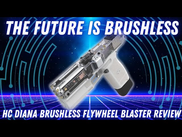 Best Nerf Sidearm of 2023? (HC Diana Brushless Flywheel Blaster Review) 