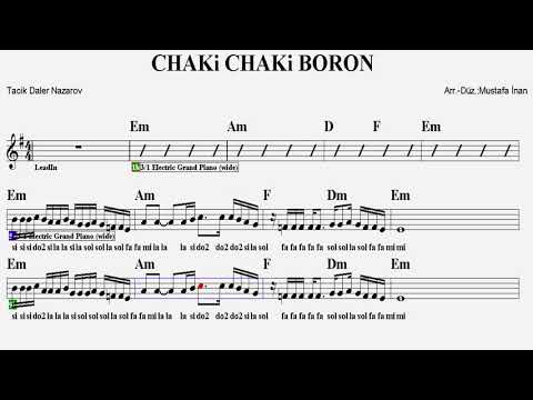 CHAKİ CHAKİ BORON--Em--:Guitar,Keyboard,Flute,Ukulele,Violin,Melodica,Recorder.