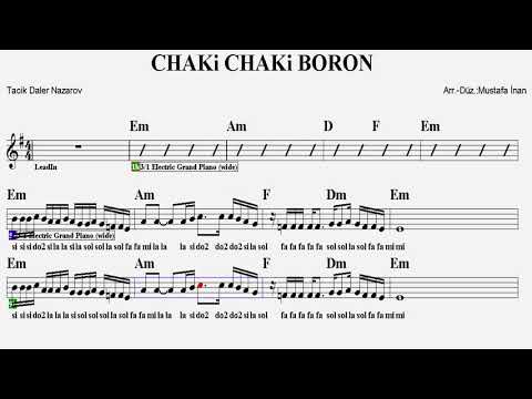 CHAK CHAK BORON Em GuitarKeyboardFluteUkuleleViolinMelodicaRecorder