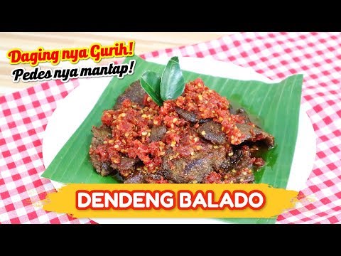 Dendeng Balado is made from beef that thinly cut then dried and fried before added with chillies and. 