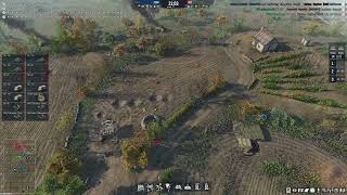 Men of War II – Conquest Run (Germany Western Front) – Missions 7 | Realism | Tank/Artillery Build
