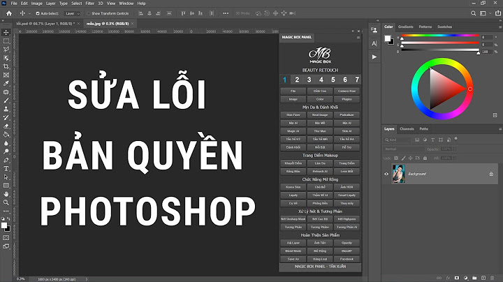 Hướng dẫn sữa lỗi chi tiết photoshop cc2023 hết hạn