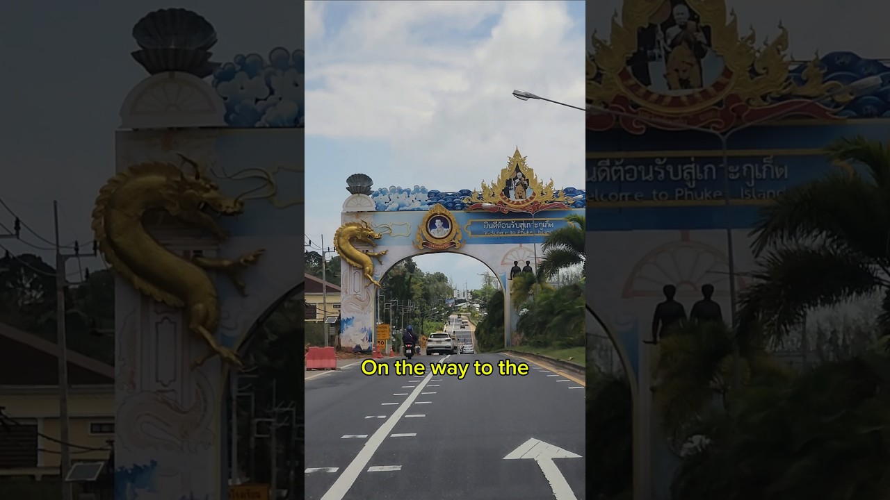 Driving to the Phuket International Airport | Phuket Thailand #shorts